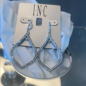 INC Silver Dangle Earrings
